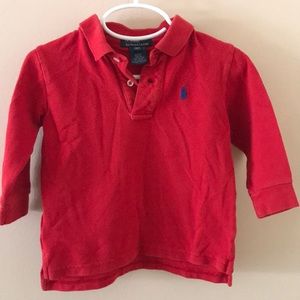 Boys Polo By Ralph Lauren Long Sleeve Polo